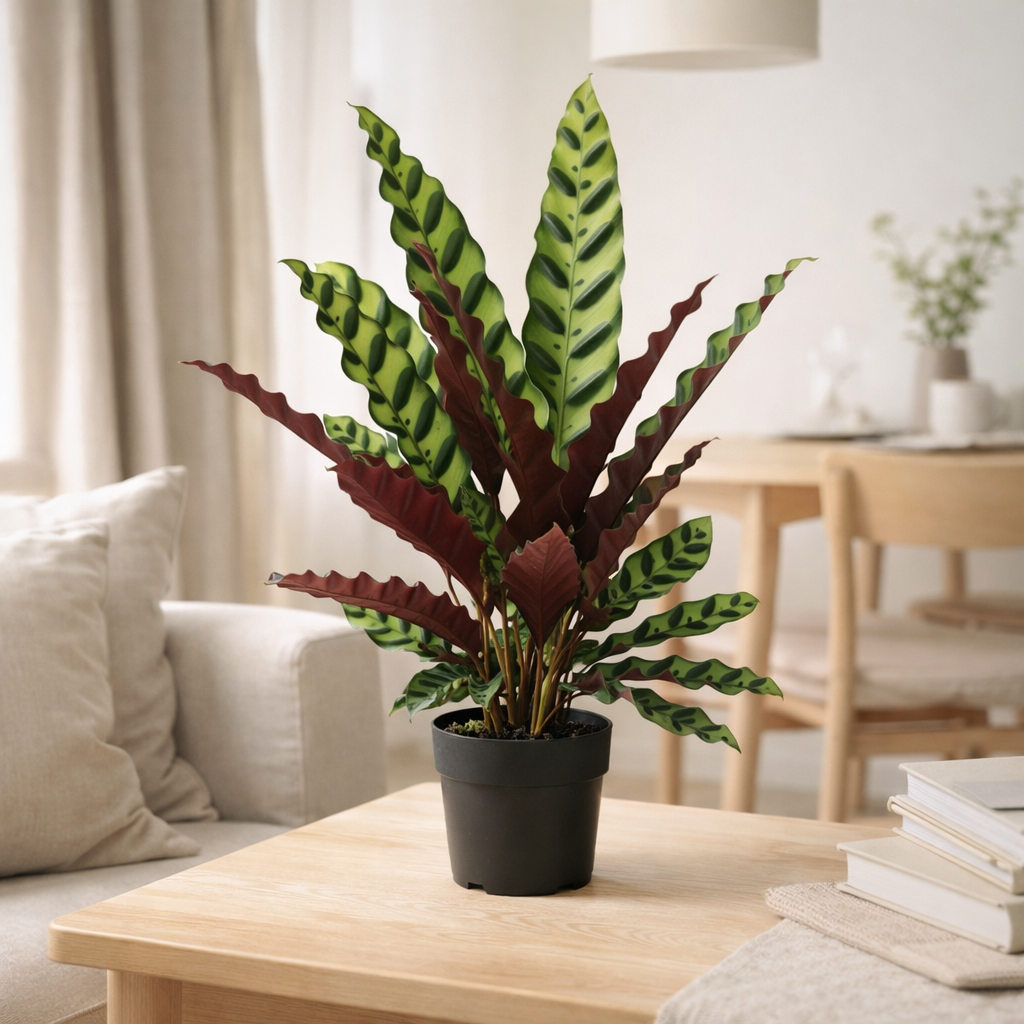 Calathea lancifolia remarquable - Ø14cm - ↕45cm en situation