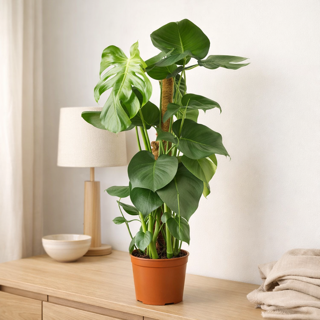 Monstera Mosstok - Ø19cm - ↕80cm en situation
