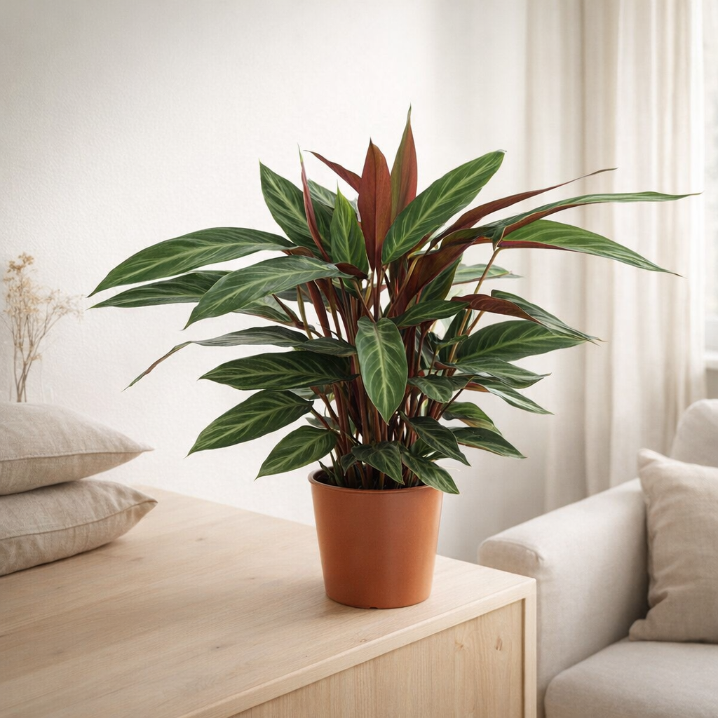 Calathea Stripestar Living - Ø17 ↕65 en situation