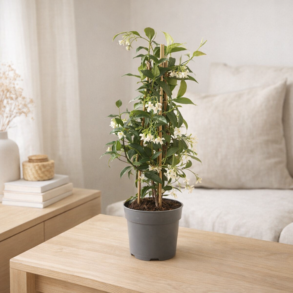 Trachelospermum jasminoures piramide p15 - Ø15cm - ↕50cm en situation