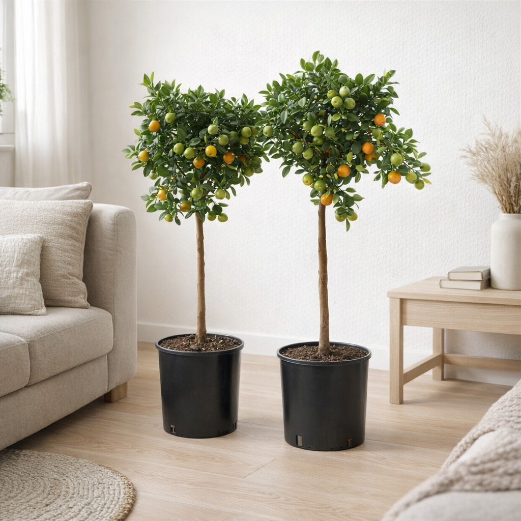 Calamondin OP Stam - Ø26cm - ↕100cm en situation