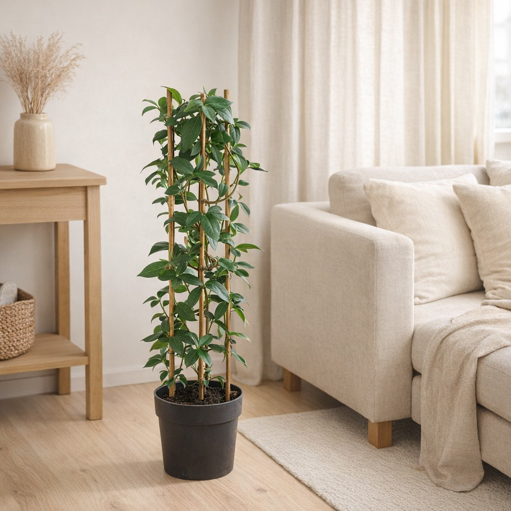 Trachelospermum jasminoides Ø17 cm H70 cm en situation