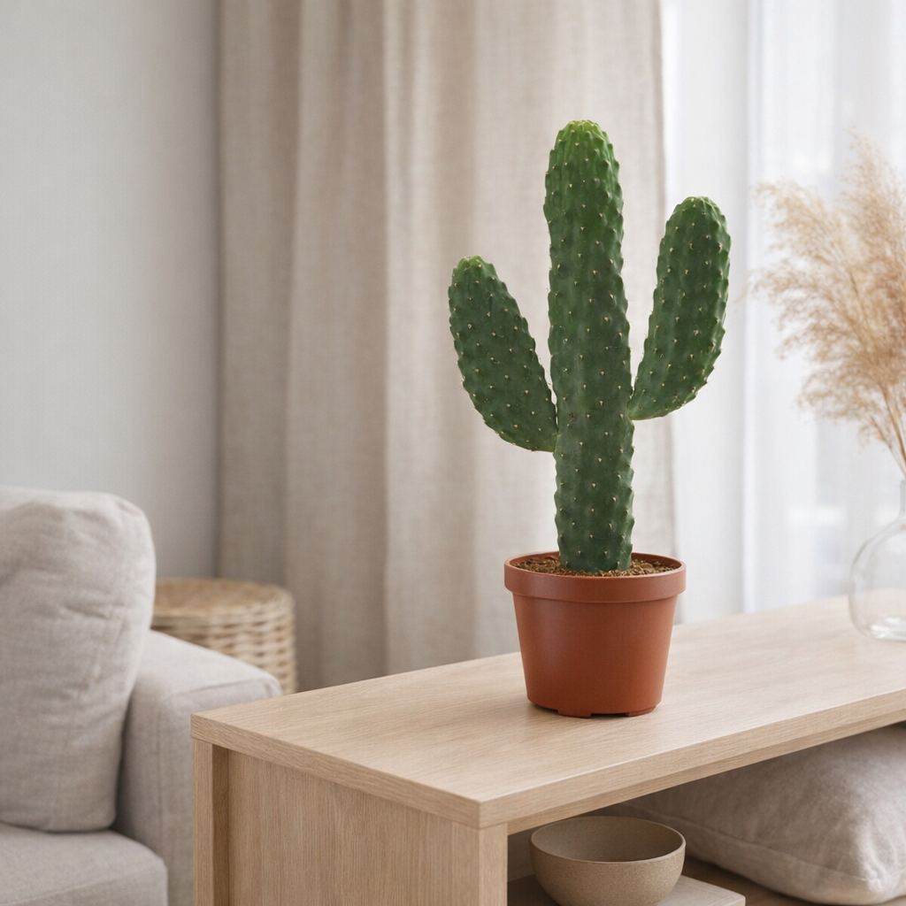 Opuntia rouge - Ø14 cm - ↕43 cm en situation