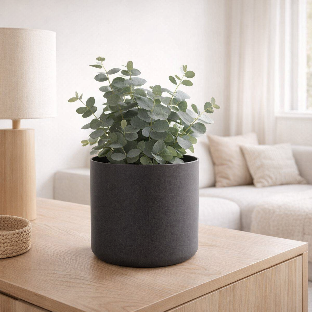 Elho B.Pour Soft Antraciet - 25 cm en situation