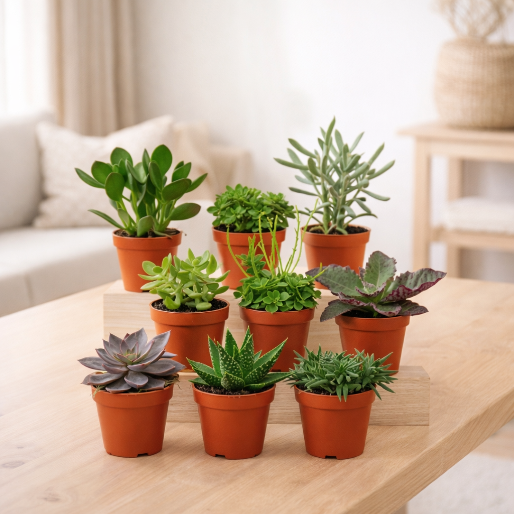 Everpring - Succulent Mix - 18 pièces - 10 cm - Ø8.5 en situation