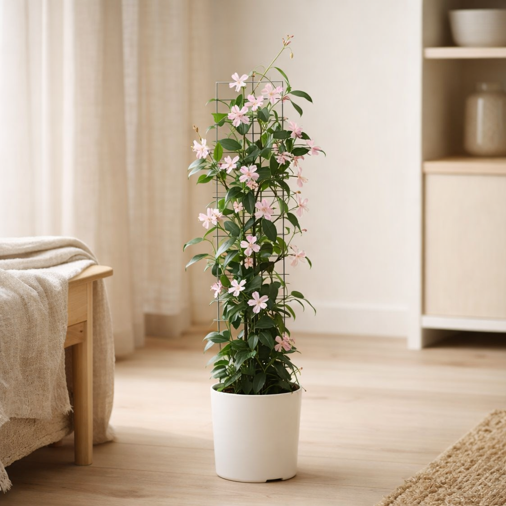 2x - Trachelospermum 'Star of Ibiza' - ↨65cm - Ø15 en situation