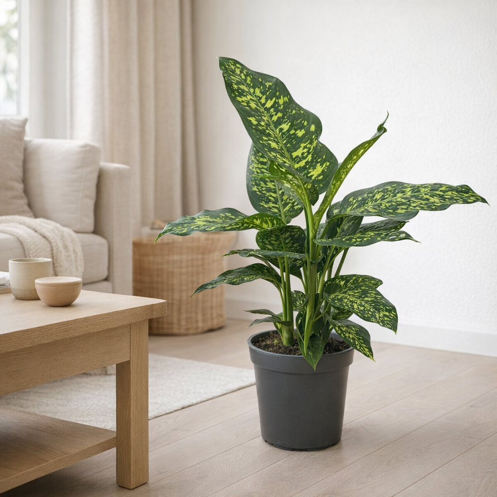 Dieffenbachia 'Spotty' - Ø17cm - ↕75cm en situation