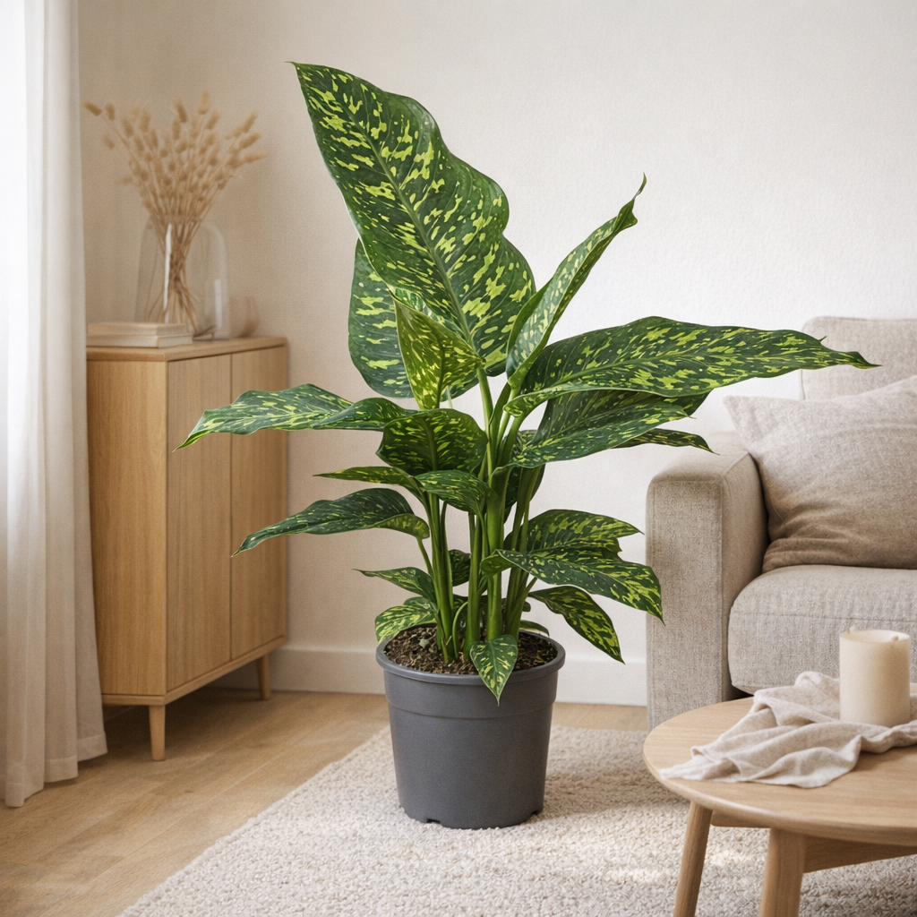 Dieffenbachia 'Spotty' - Ø17cm - ↕75cm en situation