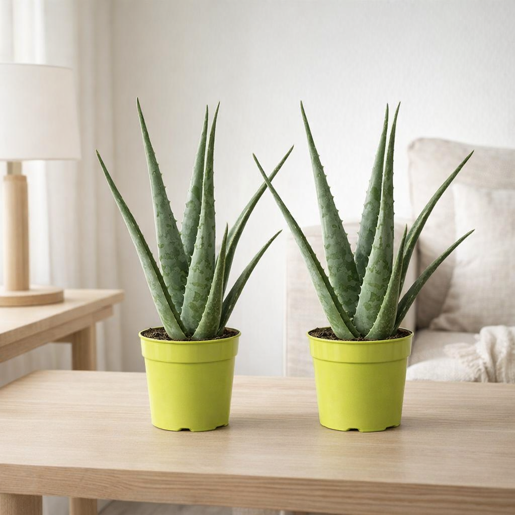 Aloe Vera - 2 pièces - Ø15cm - ↕65cm en situation