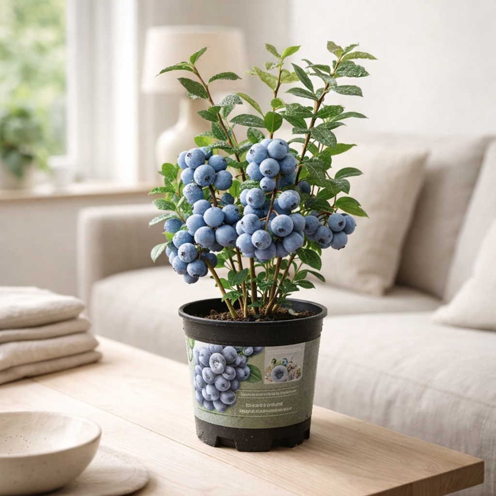 5x - Vaccinium CoryMbosum 'Blue' - ↨45cm - Ø13 en situation