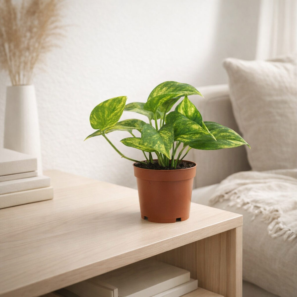 Epipremnum doré en pot Ø12 cm en situation