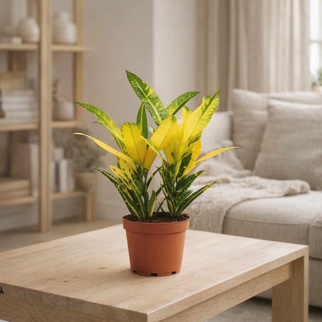 Croton Sunny Star - Ø12cm - ↕30cm en situation
