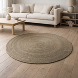 Tapis Séville olive Ø 1,50 m en situation