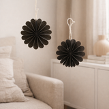 Décoration Rosace XS noir set/2 en situation