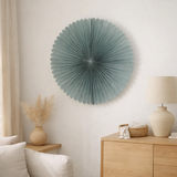 Décoration Rosace XXL vieux bleu en situation