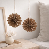 Rosace décorative XS aubergine set/2 en situation