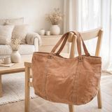 Sac velours côtelé Julia nude en situation