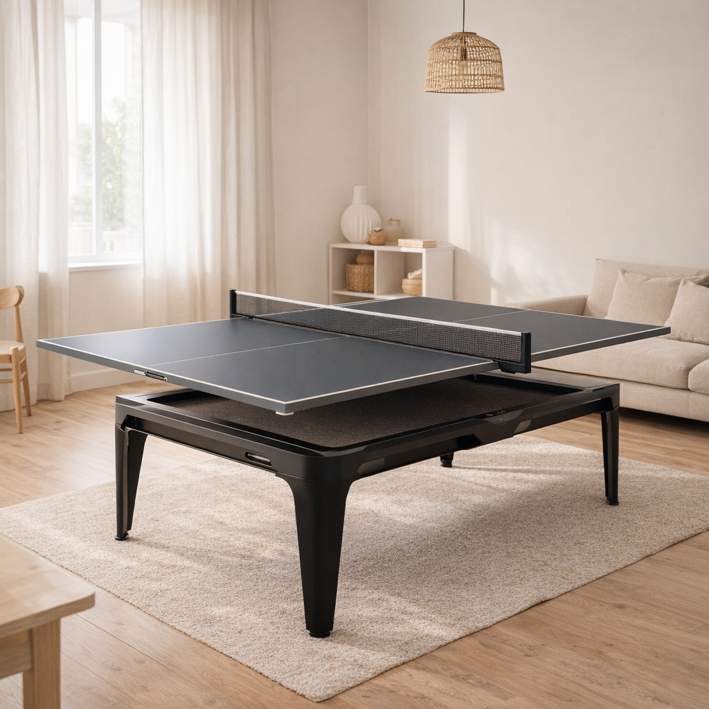 Conversion top ping-pong pour billard – Cornilleau en situation