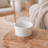 Bol de remplacement ELEGANT en porcelaine blanche en situation