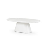 Table basse Jade microciment vue de profil