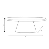 Finition microciment de la table basse Jade