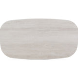 Piètement aluminium alu-sand de la table basse Liv