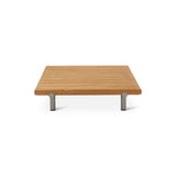 Plateau en teck de la table basse Emilio
