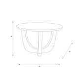 Table basse Paris chêne teintes disponibles