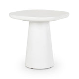 Table d'appoint Jade microciment vue de profil
