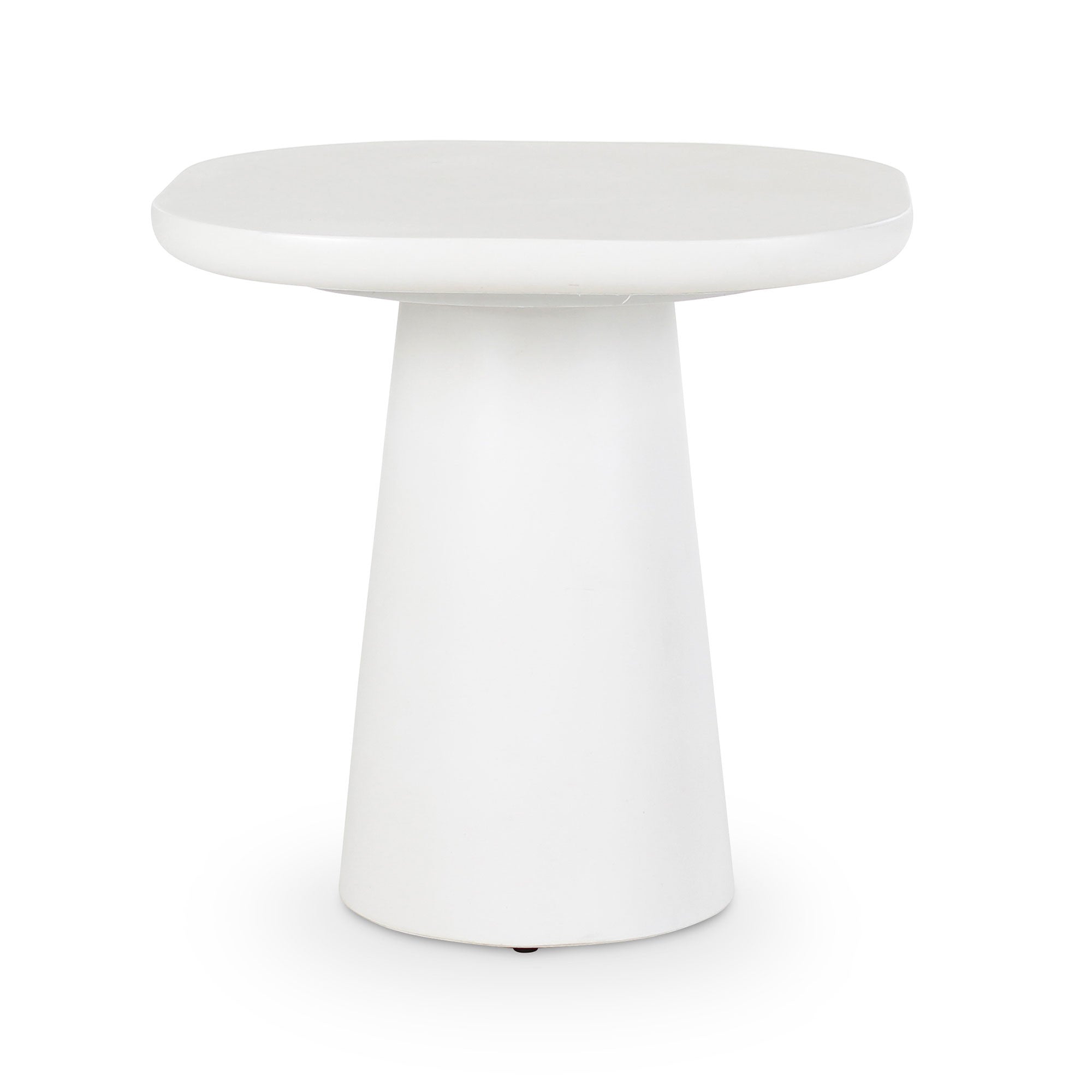 Table d'appoint carrée en microciment Jade Castle Line 55 cm