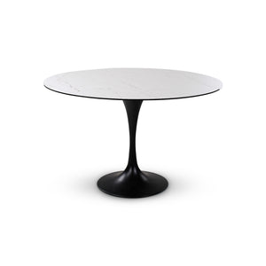 Table de repas ronde en céramique Tino Castle Line diamètre 120 cm