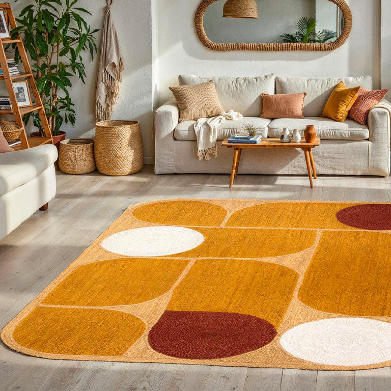 Tapis Anna jute Multicolore Anna