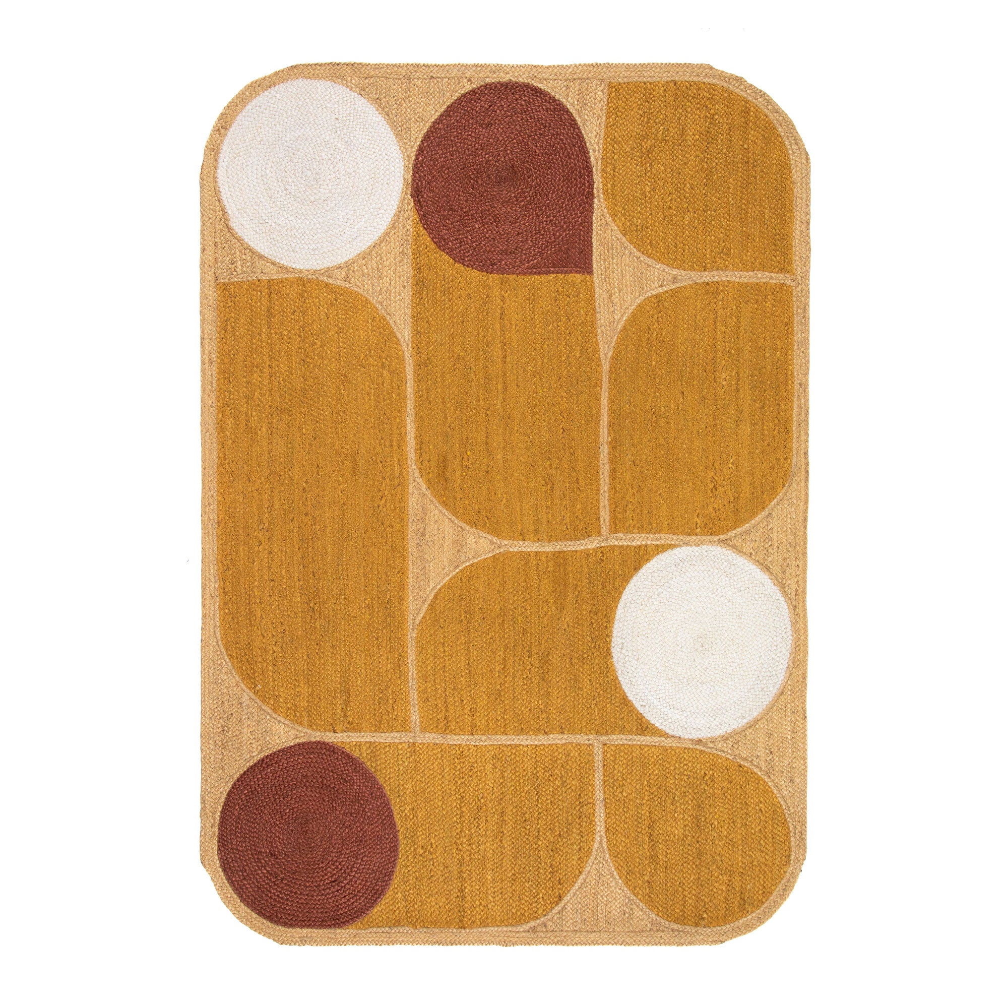 Tapis Anna jute Multicolore Anna