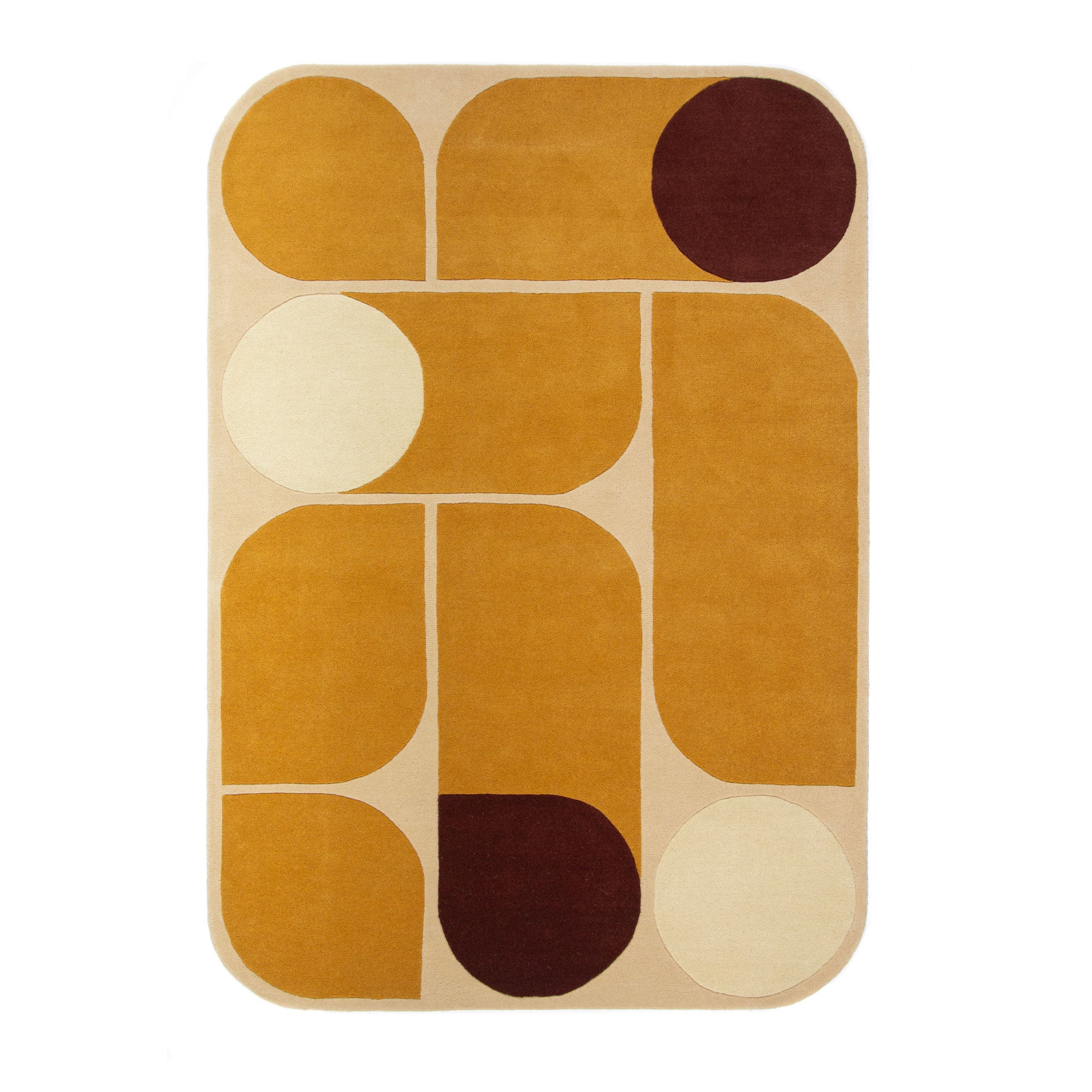 Tapis Anna laine Multicolore Anna