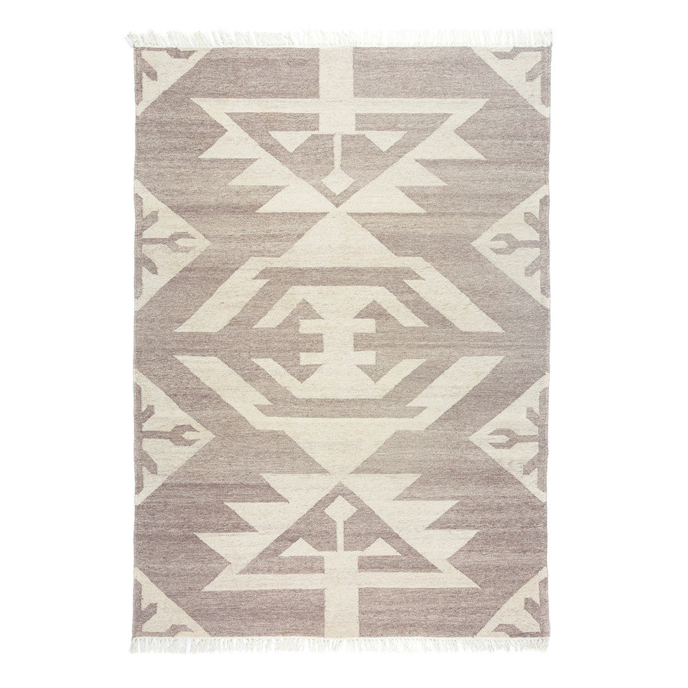 Tapis Aztèque Beige