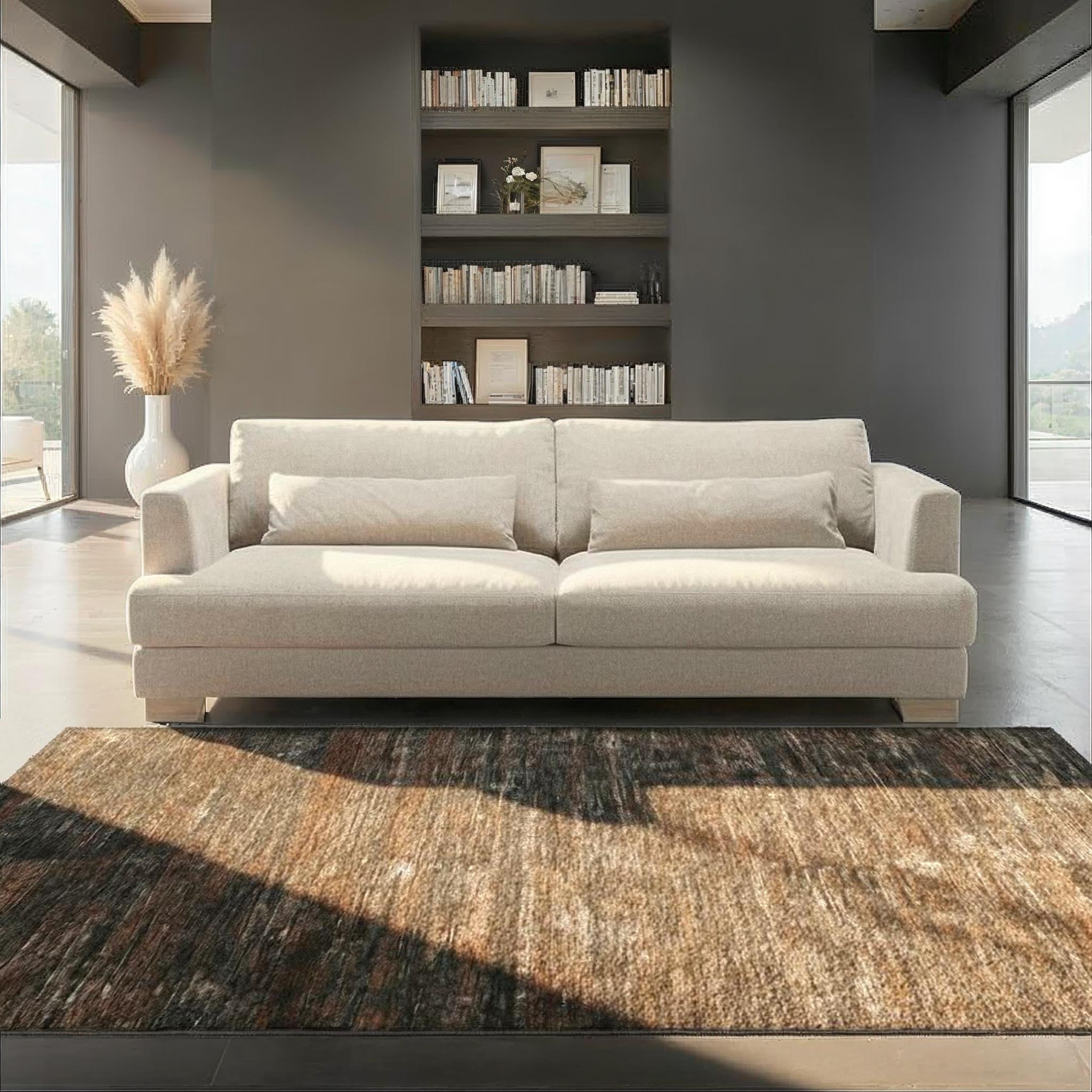 Tapis Bengale Charbon