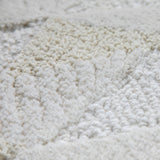 Vue aérienne du tapis Bhoutan montrant sa texture unique
