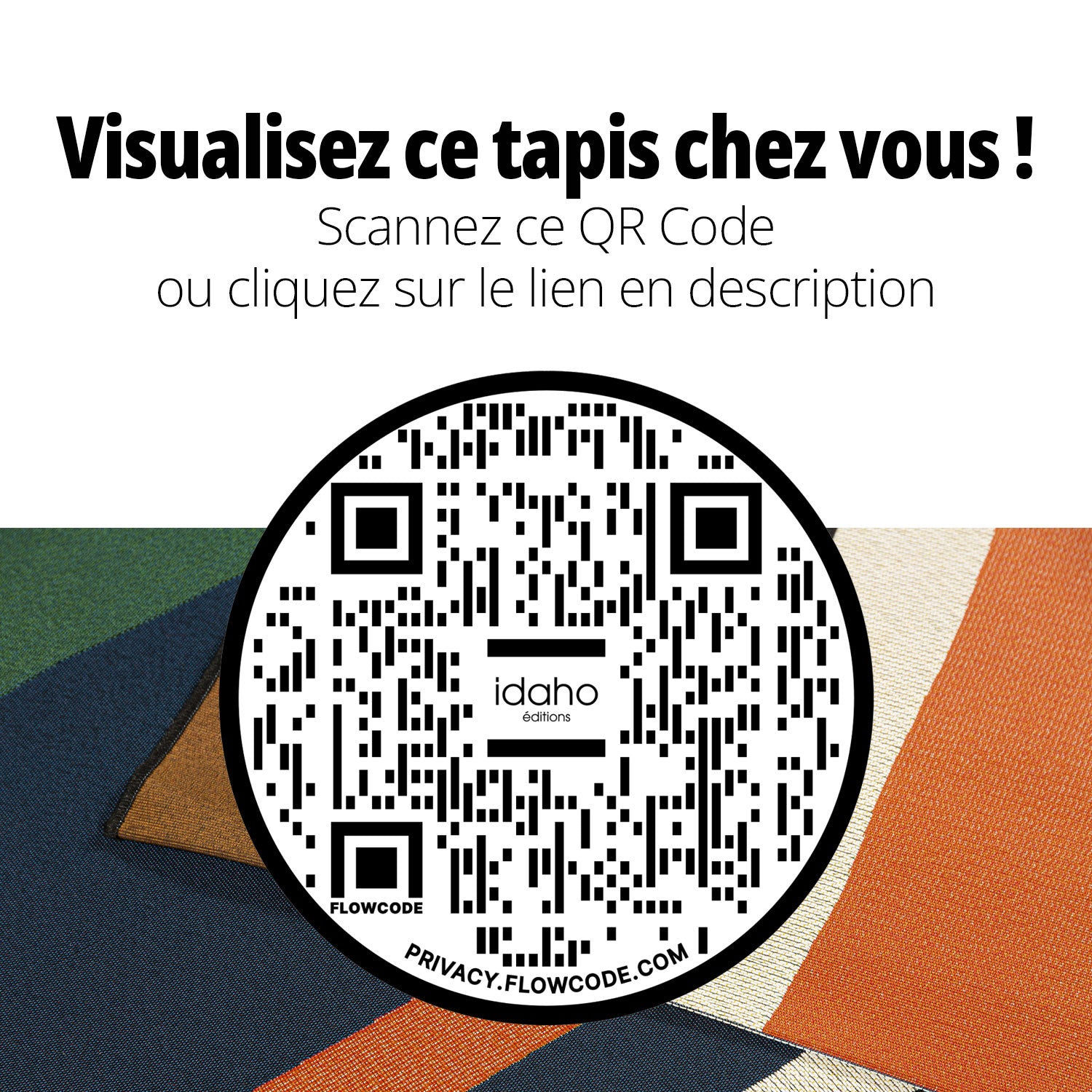 Tapis Guéthary Bleu