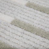 Détail du tissage raffiné du tapis Stabio en 100 % laine