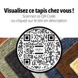 Tapis Leaf Bleu
