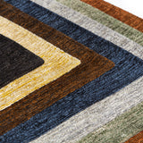 Tapis Leaf Bleu