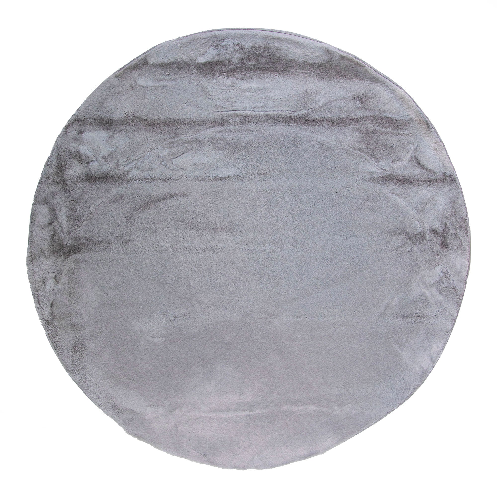 Tapis rond Megève Blanc