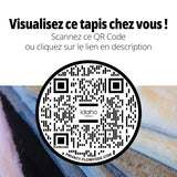 Tapis rond Megève Blanc