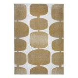 Tapis Pearl de Idaho éditions en kaki, design organique et élégant.