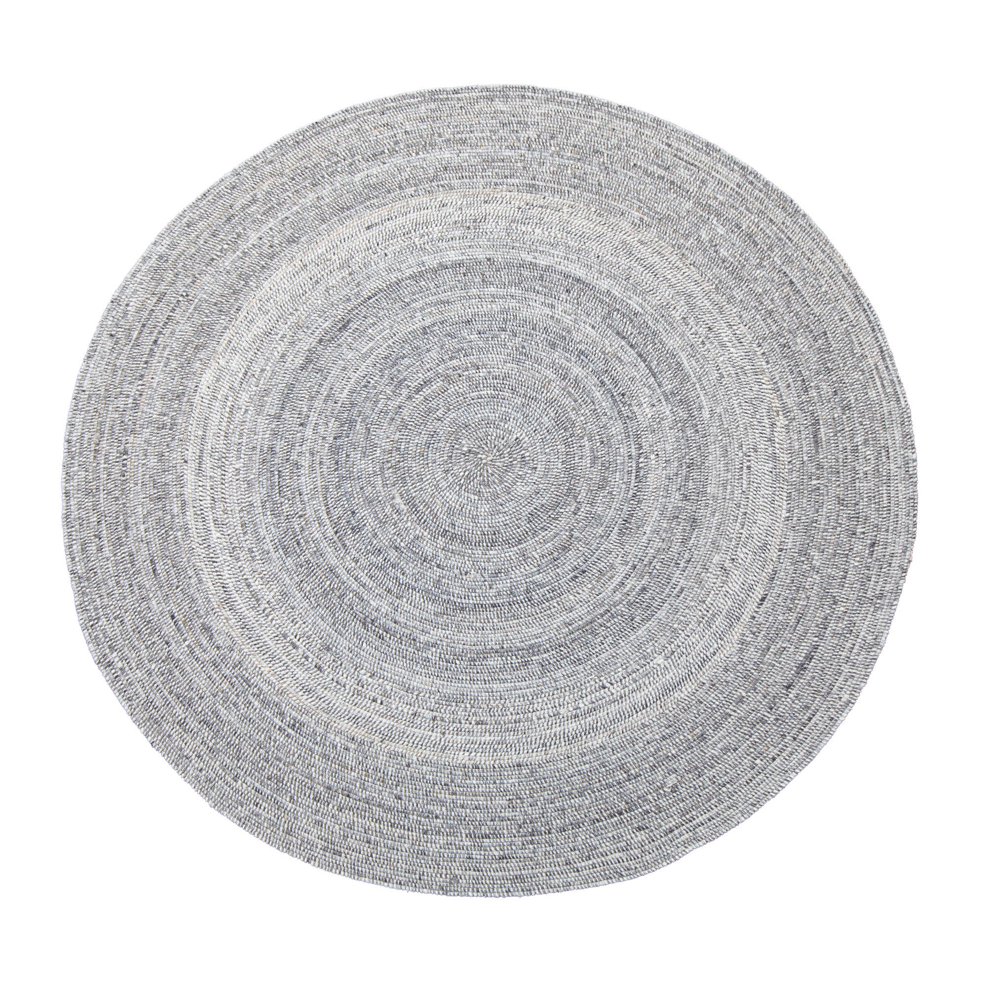 Tapis rond Varanasi Écru