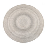 Tapis rond Varanasi Écru