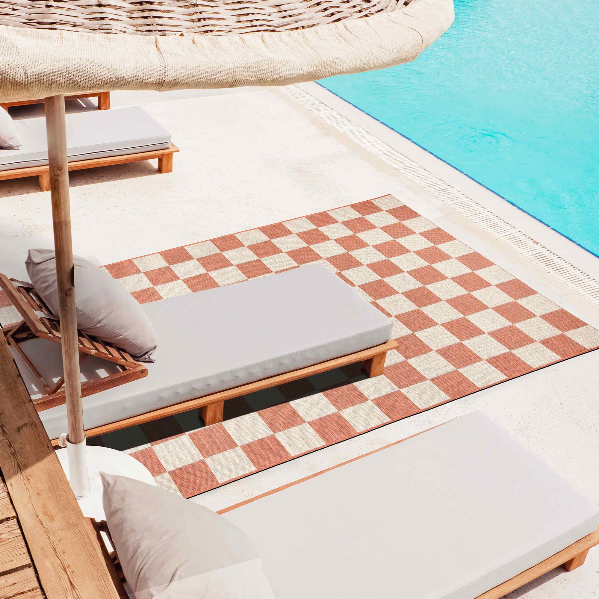 Tapis Square Terra