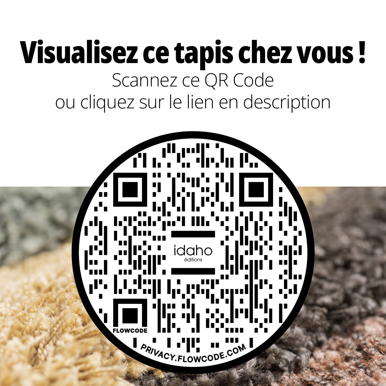Tapis Yeti Blanc