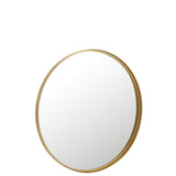 Miroir J-Line rond doré Ø 80 cm