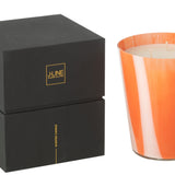 Bougie parfumée Noa Stripes orange 95h